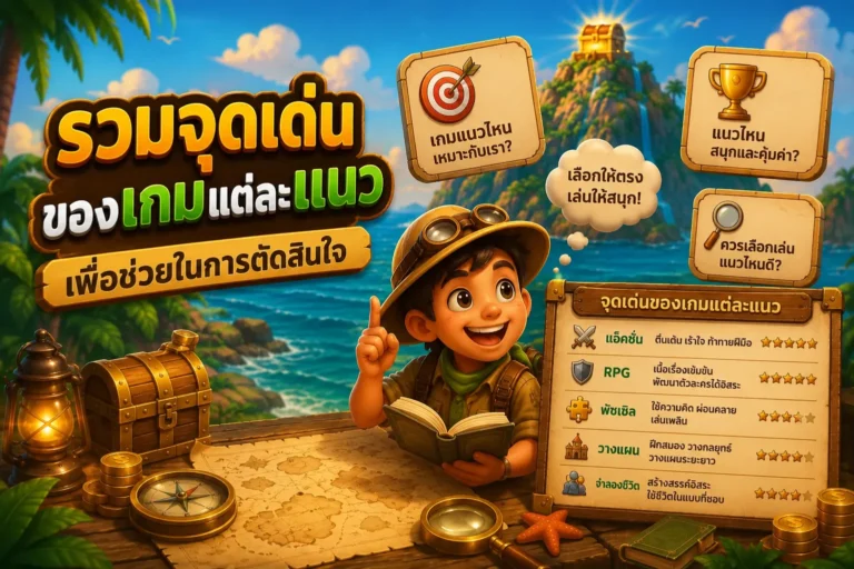 รวมจุดเด่นของเกมแต่ละแนวเพื่อช่วยในการตัดสินใจ