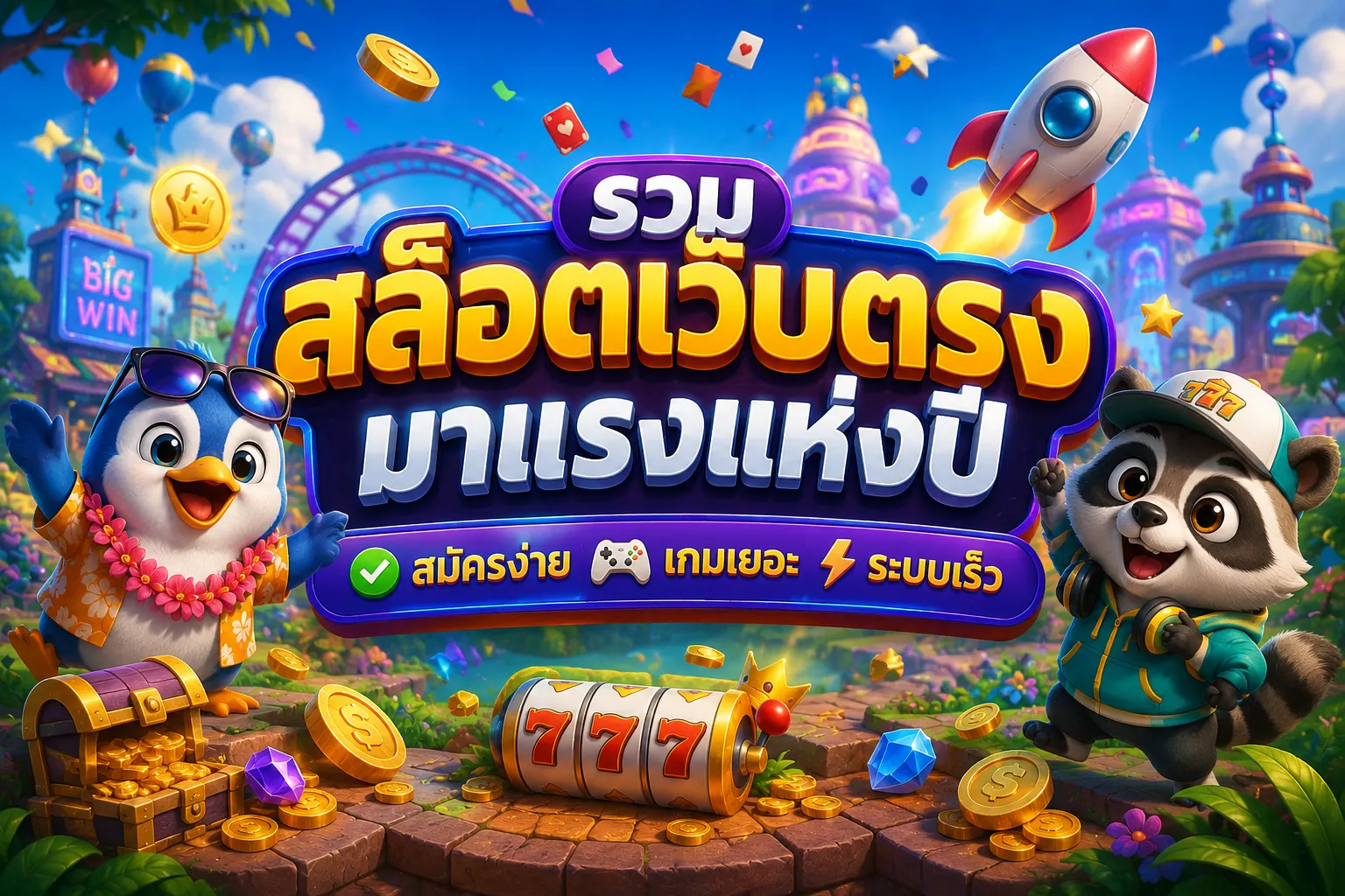 รวมสล็อตเว็บตรงมาแรงแห่งปี สมัครง่าย เกมเยอะ ระบบเร็ว