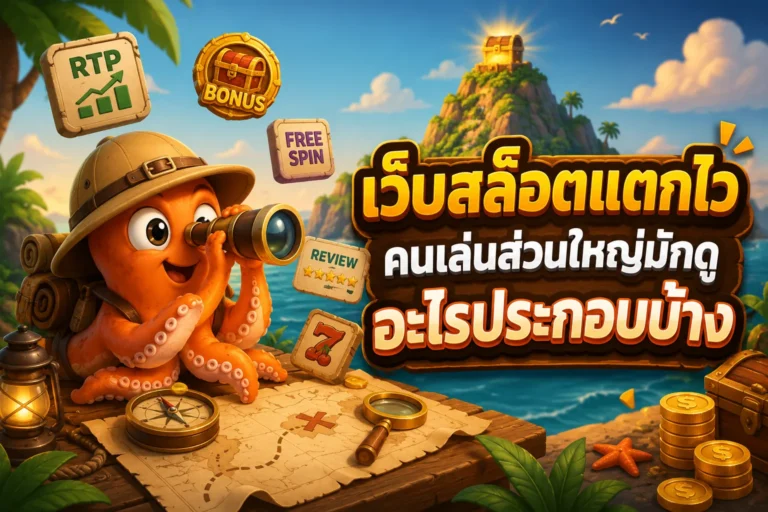 เว็บสล็อตแตกไว คนเล่นส่วนใหญ่มักดูอะไรประกอบบ้าง