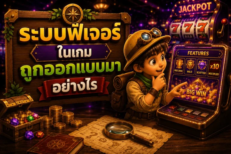 ระบบฟีเจอร์ในเกมถูกออกแบบมาอย่างไร