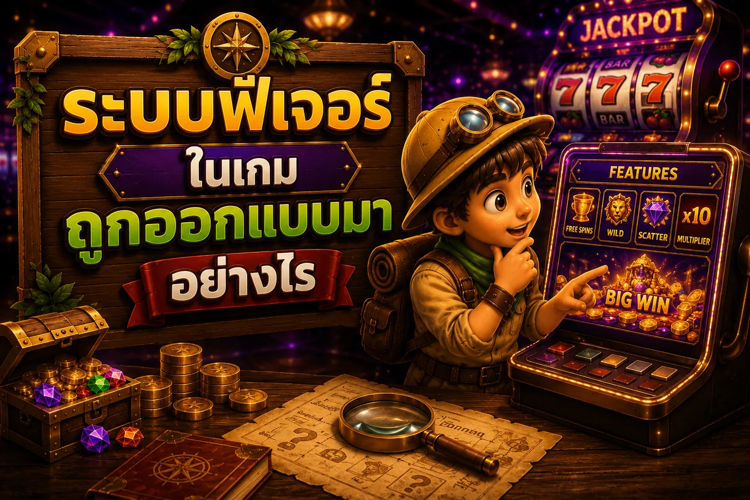 ระบบฟีเจอร์ในเกมถูกออกแบบมาอย่างไร