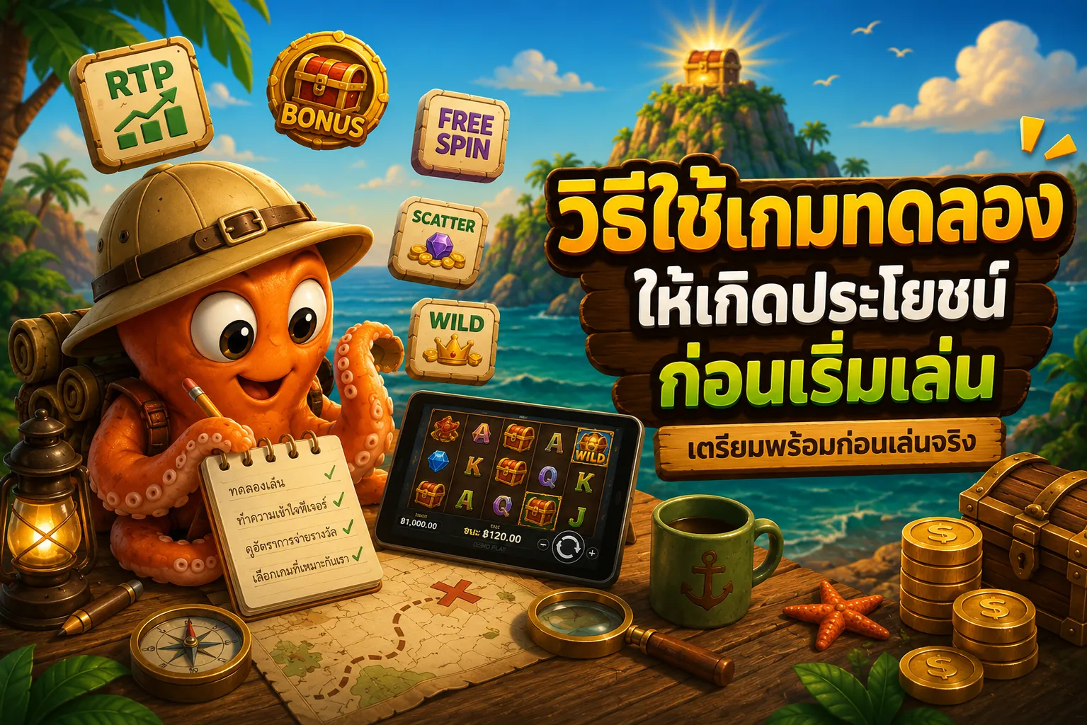 วิธีใช้เกมทดลองให้เกิดประโยชน์ก่อนเริ่มเล่น