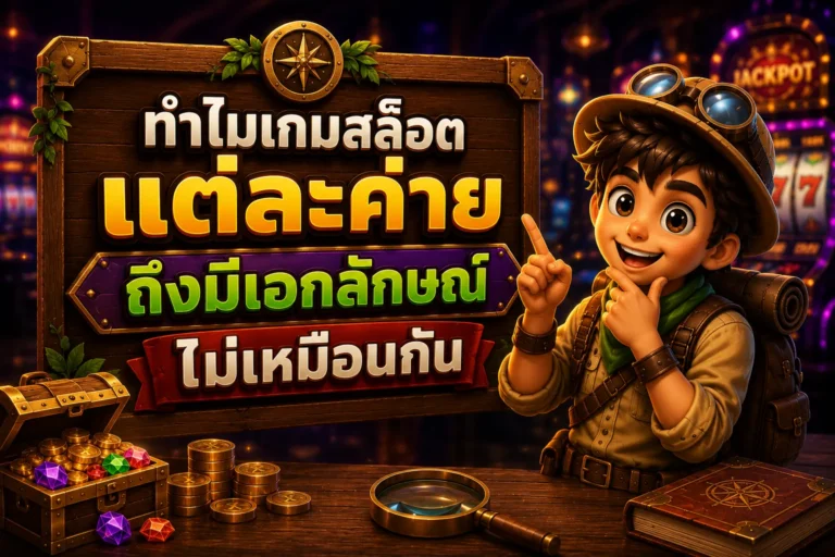 สล็อตเว็บตรง ทำไมเกมสล็อตแต่ละค่ายถึงมีเอกลักษณ์ไม่เหมือนกัน