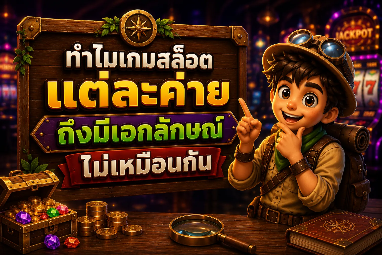 สล็อตเว็บตรง ทำไมเกมสล็อตแต่ละค่ายถึงมีเอกลักษณ์ไม่เหมือนกัน
