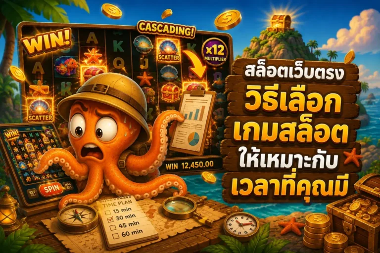 สล็อตเว็บตรง วิธีเลือกเกมสล็อตให้เหมาะกับเวลาที่คุณมี